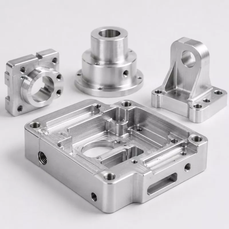 مكون من الألومنيوم بآلة CNC